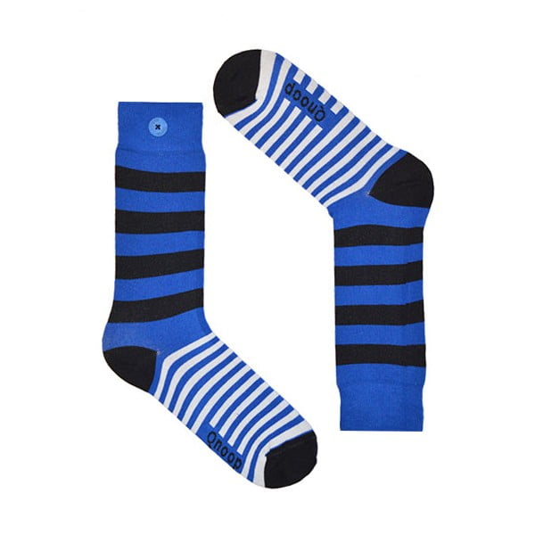 Ponožky Qnoop Linear Wide Blue, veľ. 39-42
