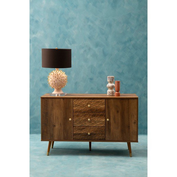 Komoda v tmavo prírodnej farbe 114x70x39 cm Frida – Premier Housewares-image-2