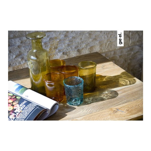 Set troch pohárov, zelená-image-2