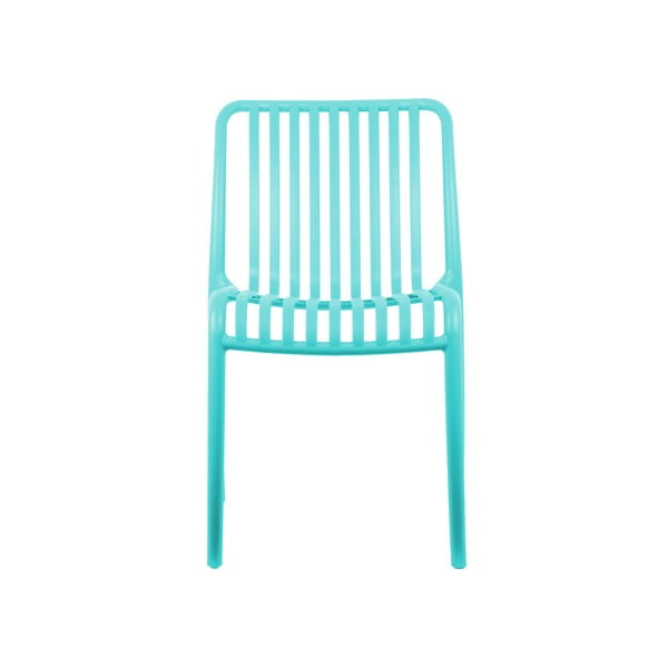 Tyrkysová plastová jedálenská stolička Glee – Leitmotiv-image-2