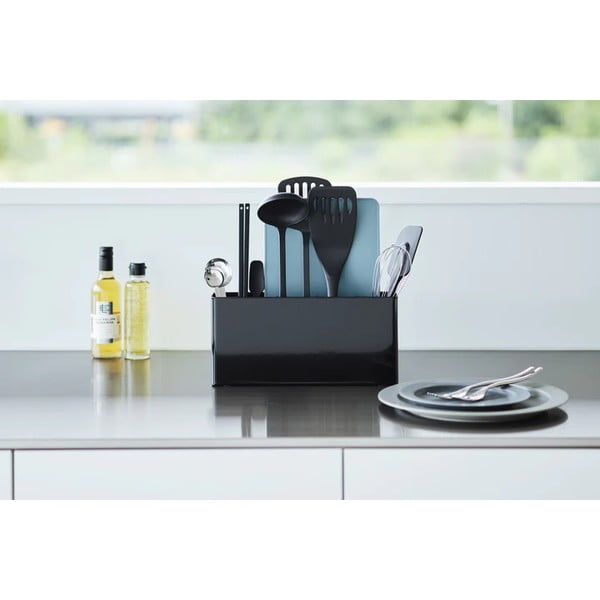 Kovový stojan na kuchynské náčinie Tower – YAMAZAKI-image-2