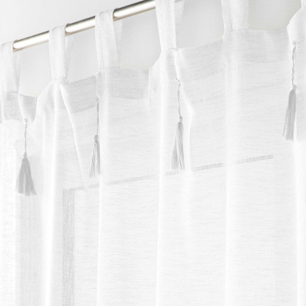 Biela záclona 140x240 cm Dalila – douceur d'intérieur-image-1