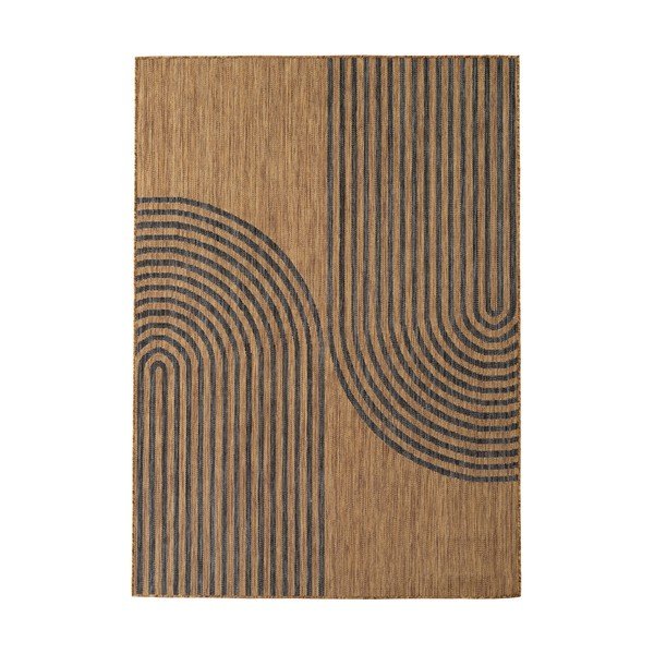 Čierny/hnedý vnútorný a vonkajší koberec 160x230 cm Mira 1453 – Ayyildiz Carpets