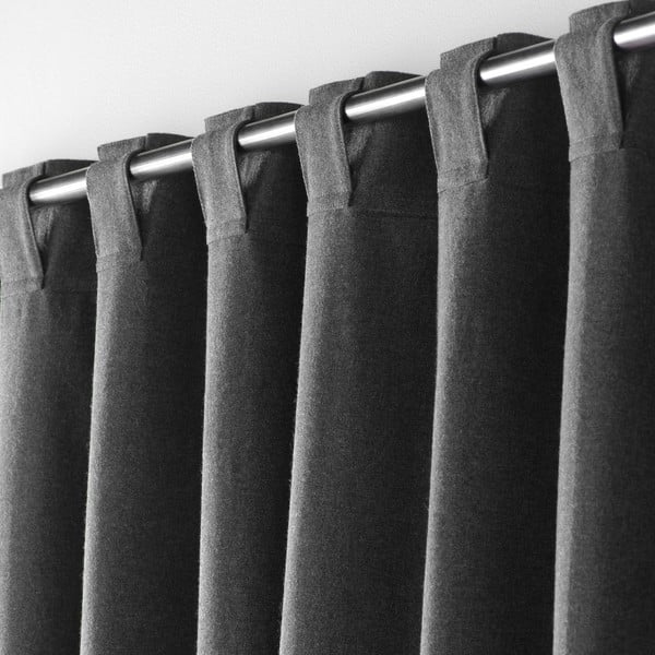 Antracitový záves 140x240 cm Mistraline – douceur d'intérieur-image-2