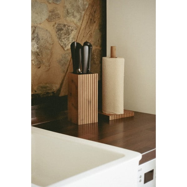 Bambusový stojan na kuchynské utierky v prírodnej farbe Mera – Wenko-image-1