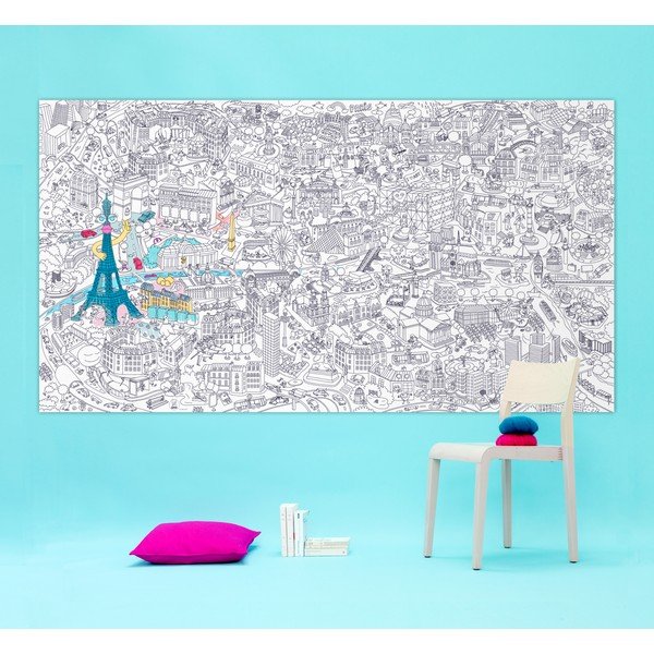 Maľovanka OMY Paris XXL (180x100 cm)-image-1