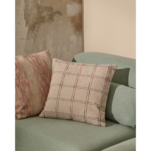 Obliečka na vankúš s prímesou bavlny 45x45 cm Nety – Kave Home-image-1