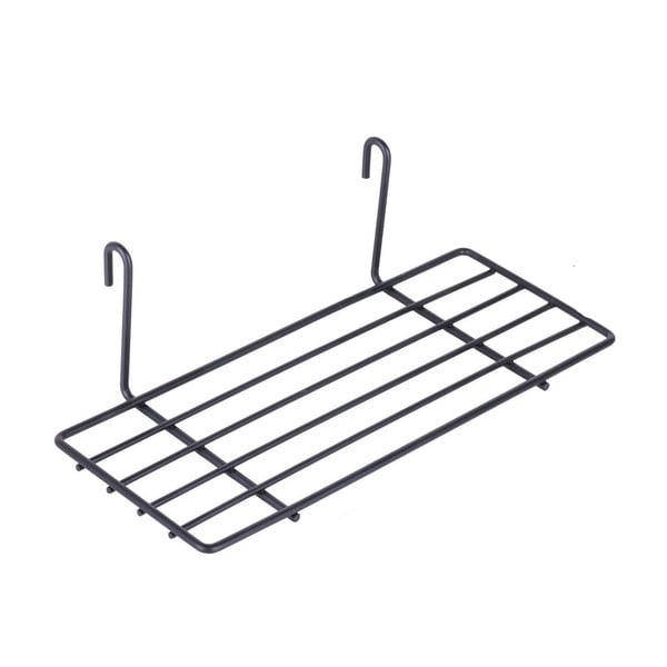 Čierna prídavná polička k nástenke Reminder, dĺžka 24 cm-image-2