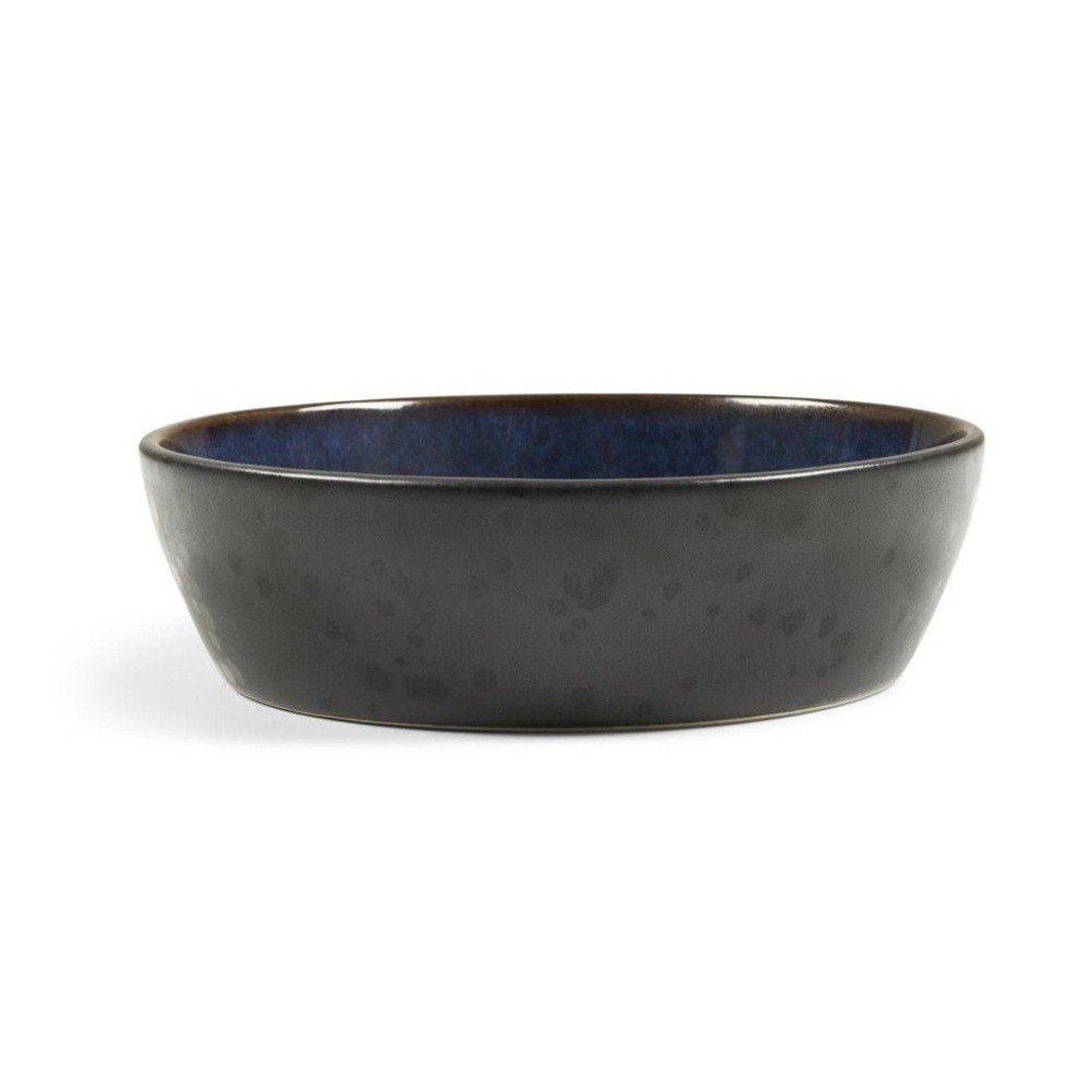 Čierna/modrá kameninová miska na polievku 850 ml Gastro Dark Blue/Black – Bitz