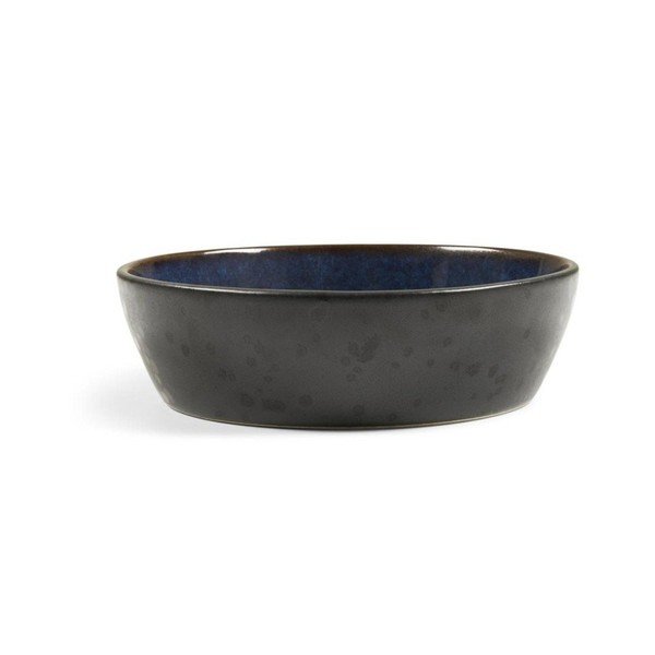 Čierna/modrá kameninová miska na polievku 850 ml Gastro Dark Blue/Black – Bitz