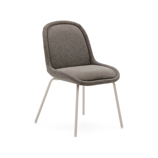 Jedálenská stolička sivobéžová Aimin – Kave Home-image-3