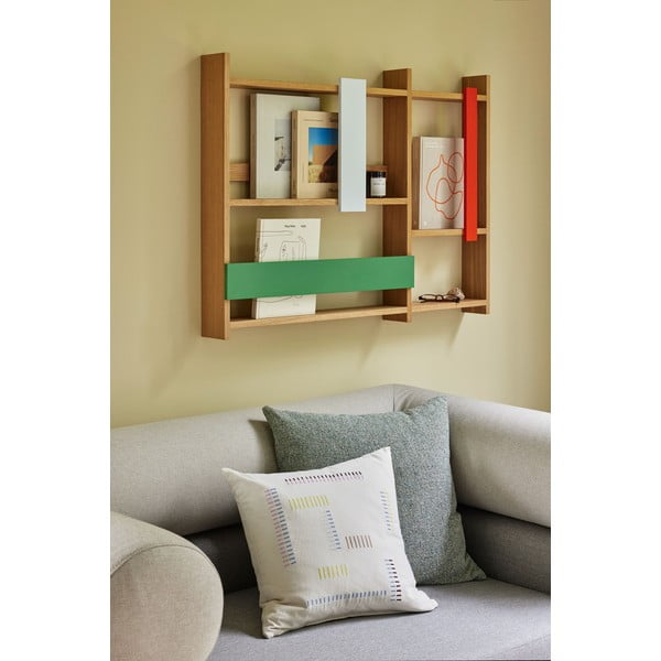 Poschodová polica v dekore duba v prírodnej farbe 110 cm Arki – Hübsch-image-1