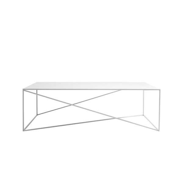 Biely konferenčný stolík Custom Form Memo, šírka 140 cm