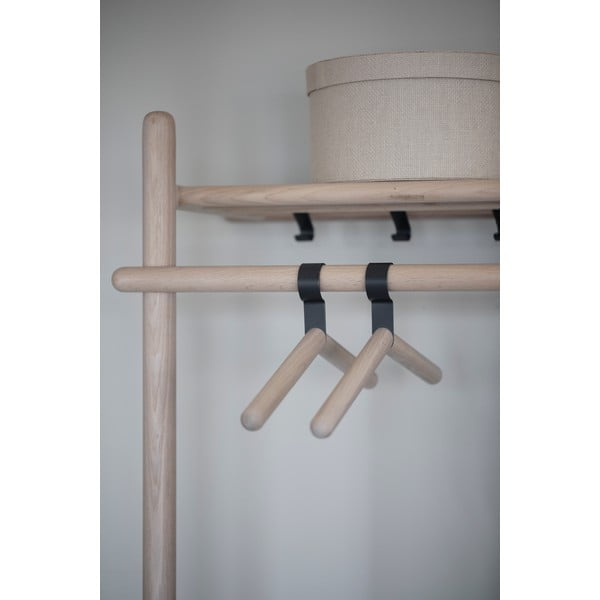 Predsieňová zostava z dubového dreva v prírodnej farbe Milford - Rowico-image-3