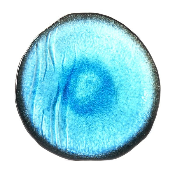 Modrý keramický tanier Mij Sky, ø 27 cm