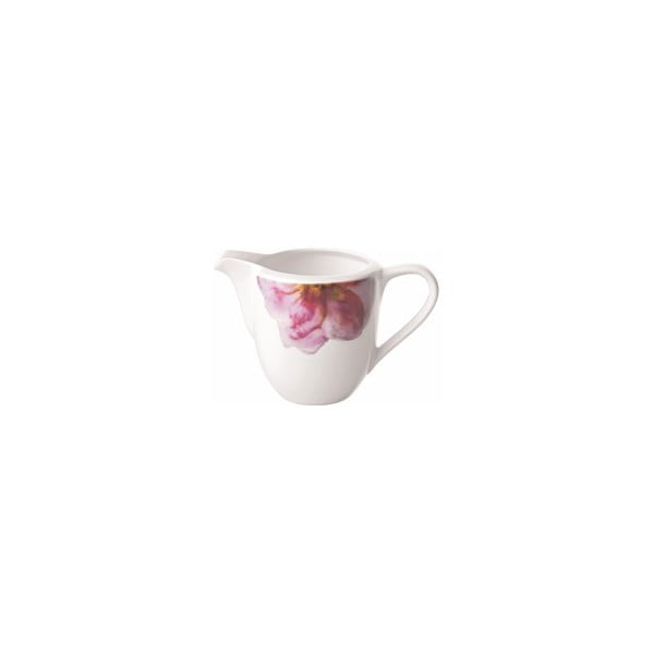 Bielo-ružová porcelánová kanvička na mlieko 210 ml Rose Garden - Villeroy&Boch