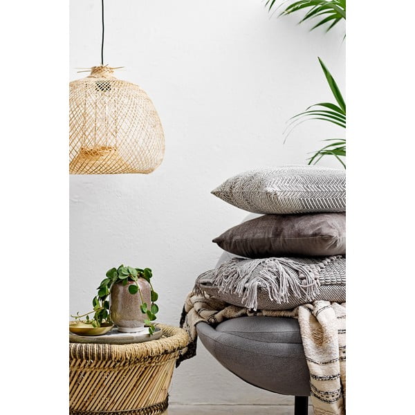 Závesné svietidlo v prírodnej farbe s bambusovým tienidlom ø 42 cm Rodi – Bloomingville-image-1