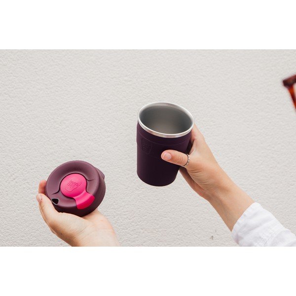 Fialový cestovný hrnček s vekom KeepCup Kangaroo Paw, 454 ml-image-1