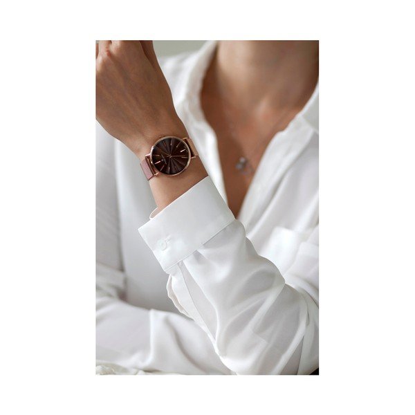 Dámske hodinky s remienkom z antikoro ocele v ružovozlatej farbe Frederic Graff Rose Monte-image-1