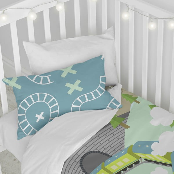 Detské obliečky z čistej bavlny Happynois Train, 115 x 145 cm-image-3