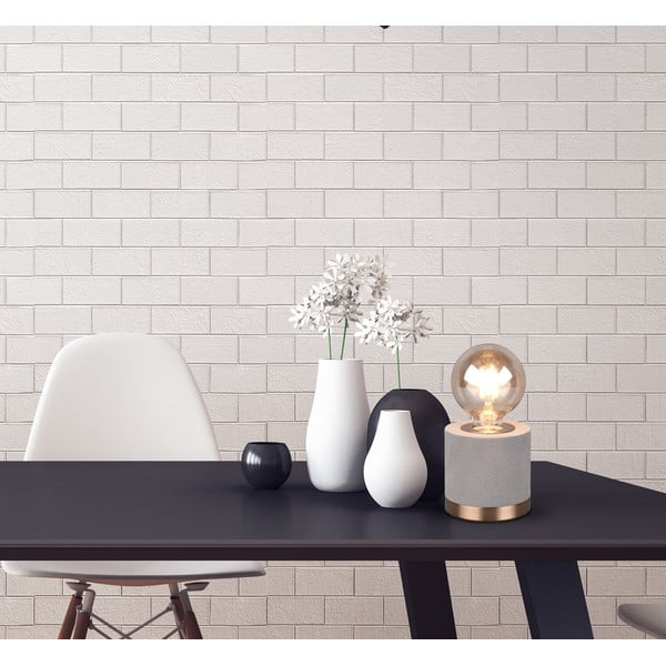 Sivá zamatová stolová lampa (výška 11 cm) Judy – Trio-image-1