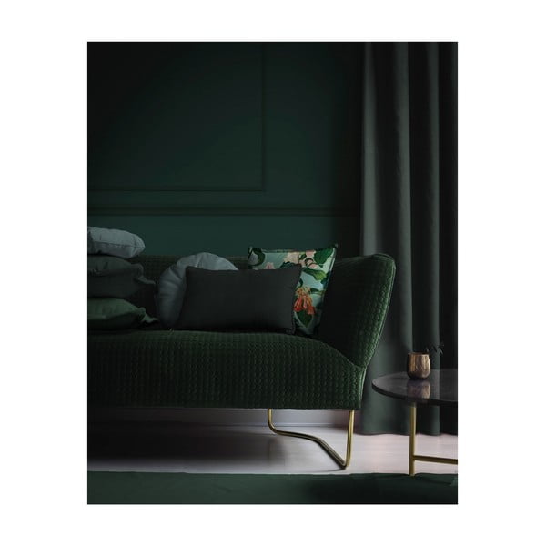 Okrúhly dekoračný vankúš so zamatovým poťahom Velvet Atelier Turquoise, ⌀ 35 cm-image-2