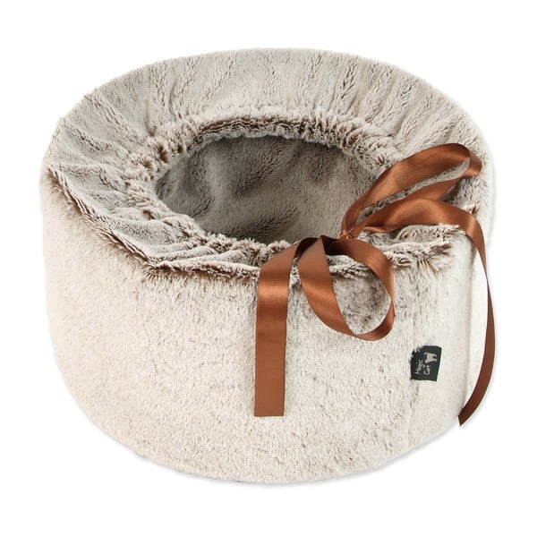 Svetlohnedý pelech pre mačku ø 40 cm Magic Cat  – Plaček Pet Products