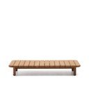 Záhradný odkladací stolík z tíkového dreva 70x140 cm Turqueta – Kave Home