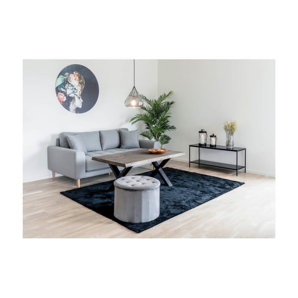 Čierny TV stolík 36x45 cm Vita - House Nordic-image-4