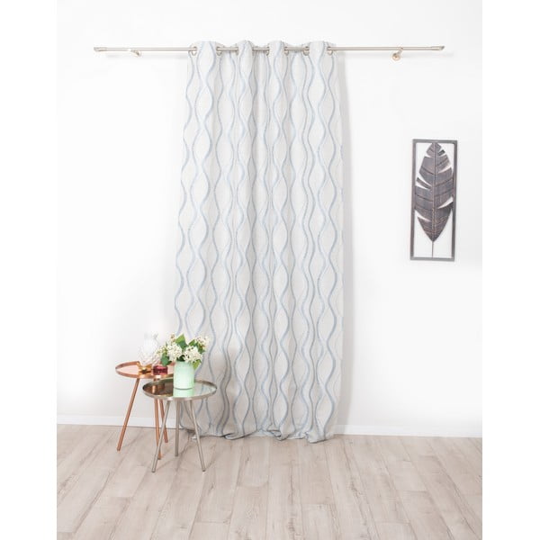 Žlto-modrý záves 140x245 cm Arcade - Mendola Fabrics-image-2