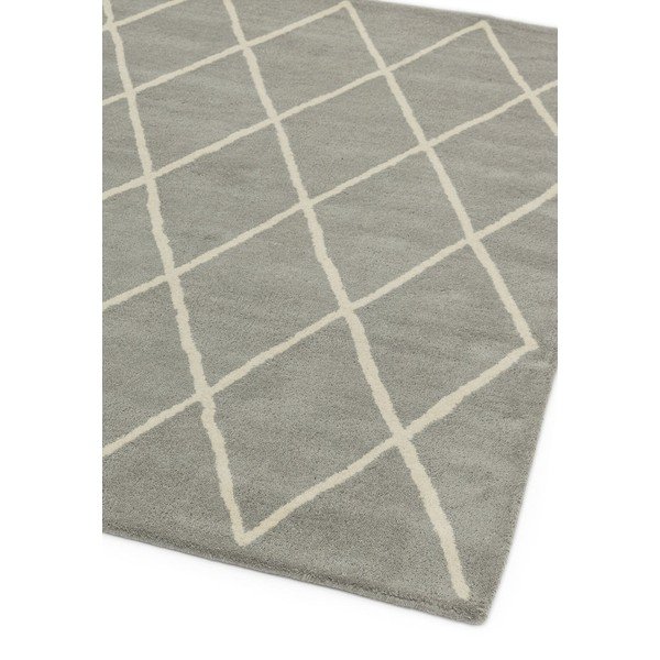 Sivý ručne tkaný vlnený koberec 200x290 cm Albany – Asiatic Carpets-image-1