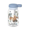Svetlomodrá plastová detská fľaša 450 ml Forest Friends by Little Dutch – Mepal