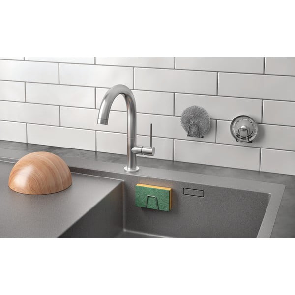 Kovový držiak na hubku bez vŕtania – Metaltex-image-2