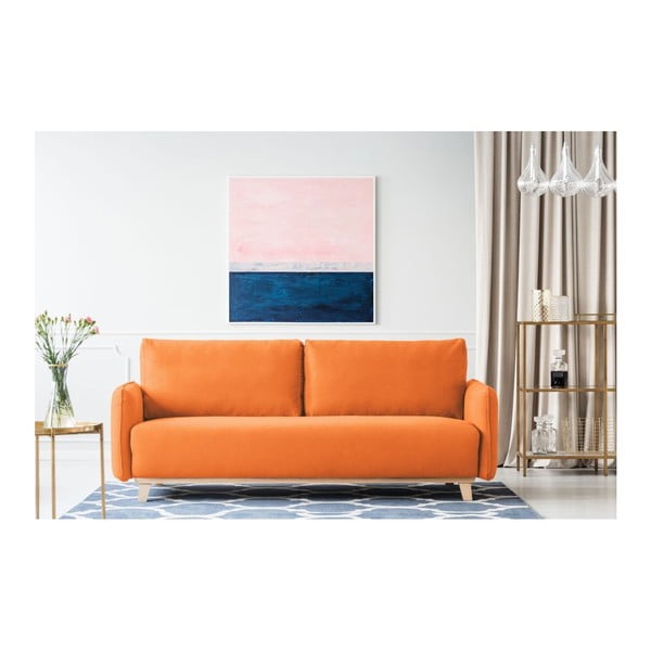 Oranžová dvojmiestna pohovka Kooko Home Bebop-image-1