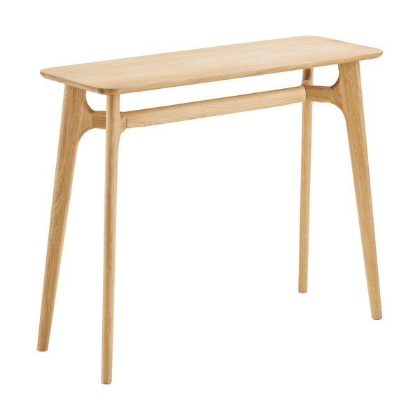 Konzolový stolík v dekore duba v svetlo prírodnej farbe 35x100 cm Rennes – House Nordic