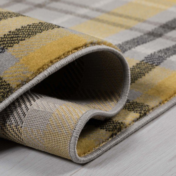 Žlto-sivý koberec Flair Rugs Highland, 200 x 290 cm-image-3