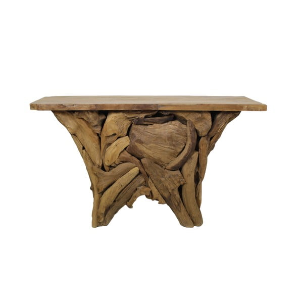 Konzolový stolík z teakového dreva HSM Collection Uggu
