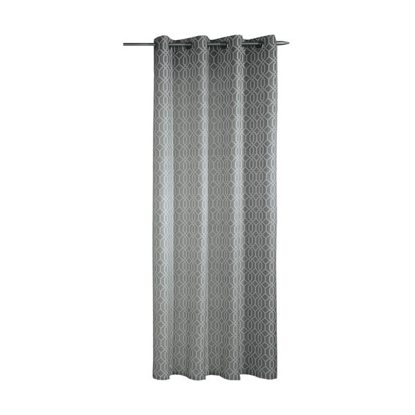 Sivý záves 135x245 cm Dekor – Sehlbach