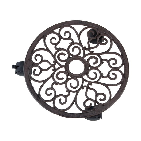 Kovový pojazdný podstavec pod kvetináč ø 29 cm – Esschert Design-image-2