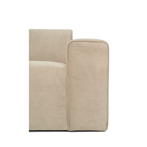 Béžový menčestrový modul pohovky (pravý roh) Sting - Scandic-image-4