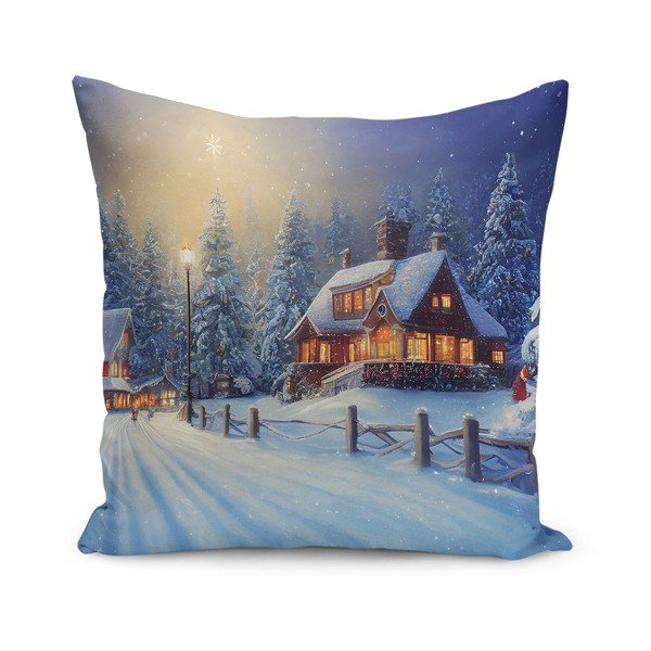 Obliečka na vankúš s vianočným motívom 43x43 cm – Mila Home