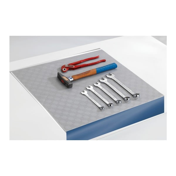 Sivá protišmyková podložka do zásuvky Wenko Anti Slip Mat 500, 150 x 50 cm-image-2