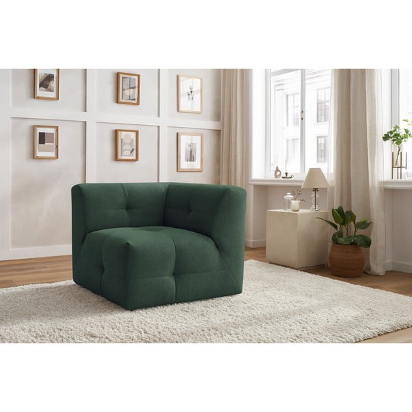 Tmavozelený modul pohovky Kleber - Bobochic Paris-image-4