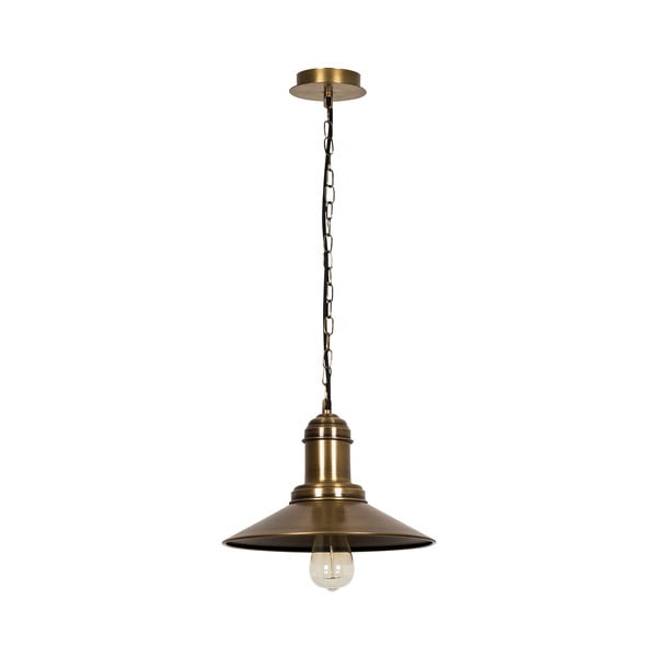 Závesné svietidlo v bronzovej farbe s kovovým tienidlom ø 30 cm Sivani – Opviq lights-image-3