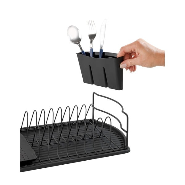 Čierny odkvapávač na riad Wenko Drip Basic-image-4