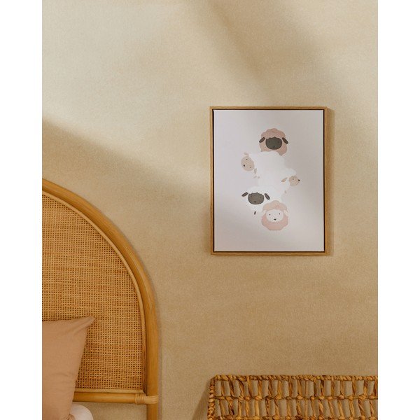 Detský obrázok 30x40 cm Milu – Kave Home-image-1