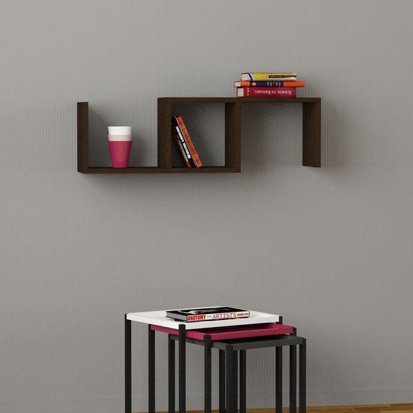 Knižná polica Dibi, wenge-image-1