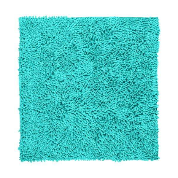 Modrý koberec ZicZac Shaggy, 60 x 60 cm