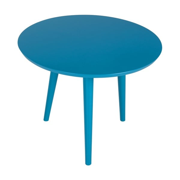 Modrý príručný stolík Durbas Style Tweet
