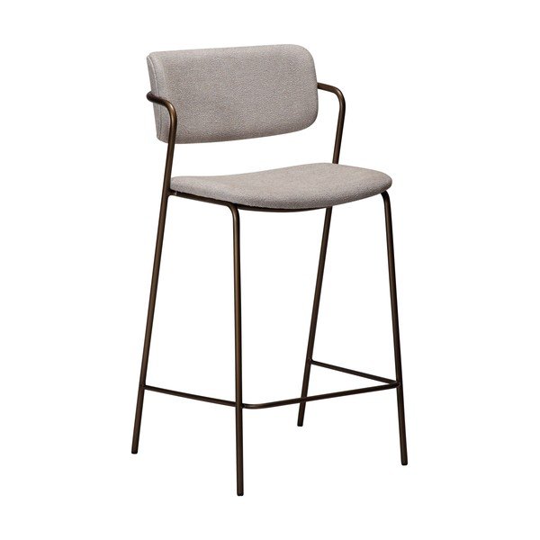 Sivá barová stolička (výška sedadla 67,5 cm) Zed – DAN-FORM Denmark